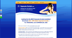 Desktop Screenshot of hypnosis-scripts.com